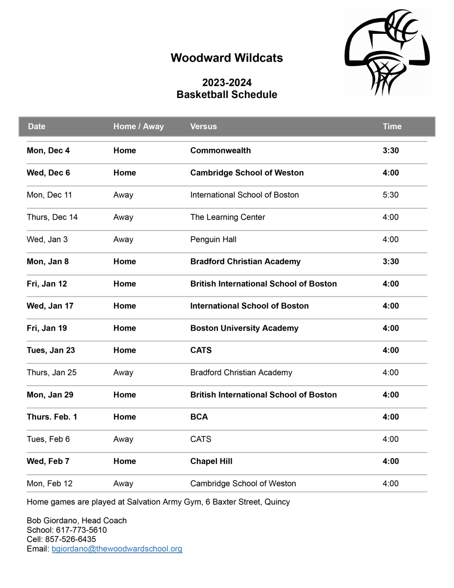 Image of Basketball schedule with link to pdf