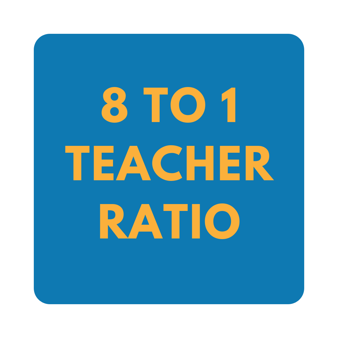 8 to 1 Teacher Ratio