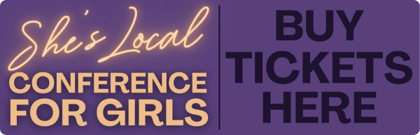 She's Local Event Button to purchase tickets with link