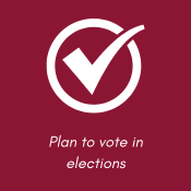 Plan to vote in elections