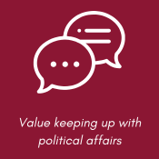 Value keeping up with political affairs